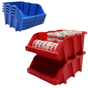 Stack & Nest Plastic Parts Bins Size G 10 Pack